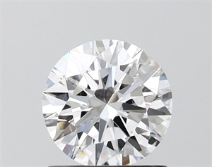 Picture of Lab Grown Diamond 0.96 Carats, Round with Ideal Cut, D Color, VVS2 Clarity and Certified by IGI
