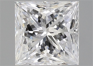 Foto Diamante Natural 0.72 quilates, Princesa , Color D, claridad VS2 y certificado GIA de