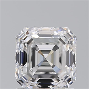 Picture of Natural Diamond 1.50 Carats, Asscher with  Cut, E Color, IF Clarity and Certified by GIA