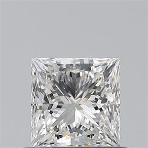 Picture of Natural Diamond 0.60 Carats, Princess with  Cut, H Color, VVS1 Clarity and Certified by GIA