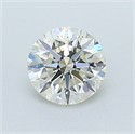 Natural Diamond 0.53 Carats, Round with Excellent Cut, L Color, VS2 Clarity and Certified by GIA
