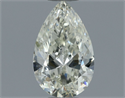 Natural Diamond 0.60 Carats, Pear with  Cut, J Color, SI1 Clarity and Certified by IGI