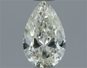 Picture of Natural Diamond 0.60 Carats, Pear with  Cut, J Color, SI1 Clarity and Certified by IGI