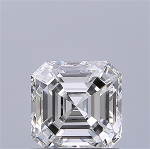 Picture of Natural Diamond 0.71 Carats, Asscher with  Cut, G Color, IF Clarity and Certified by GIA