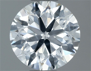 Picture of Natural Diamond 0.90 Carats, Round with Very Good Cut, F Color, SI2 Clarity and Certified by GIA