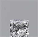 Natural Diamond 0.26 Carats, Princess with  Cut, E Color, VVS1 Clarity and Certified by GIA