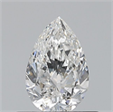 Diamante Natural 0.50 quilates, De pera , Color E, claridad VS1 y certificado GIA