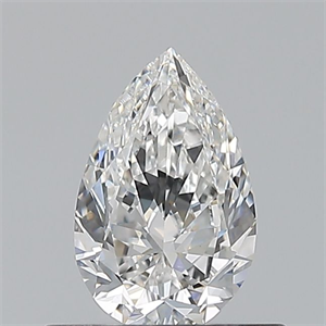 Foto Diamante Natural 0.50 quilates, De pera , Color E, claridad VS1 y certificado GIA de