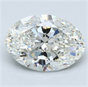 Diamante Natural 3.03 quilates, Ovalado , Color I, claridad VVS2 y certificado GIA