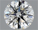 Natural Diamond 0.85 Carats, Round with Excellent Cut, H Color, VS1 Clarity and Certified by GIA