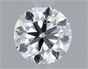 Natural Diamond 0.50 Carats, Round with Very Good Cut, D Color, SI1 Clarity and Certified by GIA