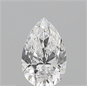 Diamante Natural 0.50 quilates, De pera , Color D, claridad VVS2 y certificado GIA