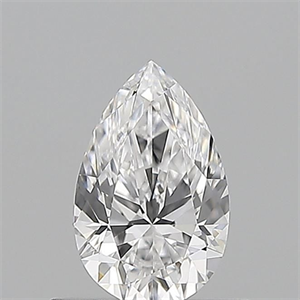 Foto Diamante Natural 0.50 quilates, De pera , Color D, claridad VVS2 y certificado GIA de