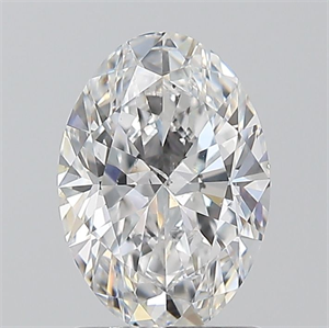 Picture of Natural Diamond 1.20 Carats, Oval with  Cut, E Color, SI1 Clarity and Certified by GIA