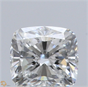 Natural Diamond 0.71 Carats, Cushion with  Cut, E Color, SI1 Clarity and Certified by GIA