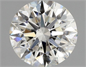 Natural Diamond 0.86 Carats, Round with Excellent Cut, H Color, VS2 Clarity and Certified by GIA