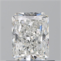 Natural Diamond 0.73 Carats, Radiant with  Cut, G Color, VVS2 Clarity and Certified by GIA