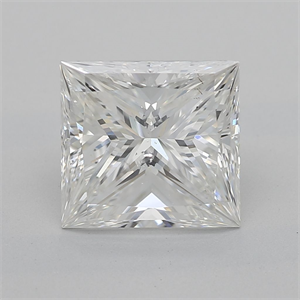 Foto Diamante Natural 1.70 quilates, Princesa , Color G, claridad SI1 y certificado GIA de