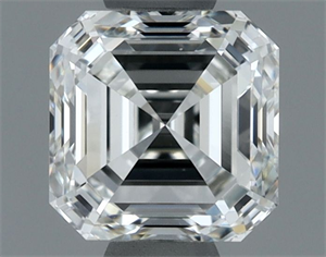 Picture of Natural Diamond 1.00 Carats, Asscher with  Cut, G Color, VVS1 Clarity and Certified by IGI
