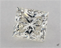 Natural Diamond 1.01 Carats, Princess with  Cut, K Color, VVS2 Clarity and Certified by GIA