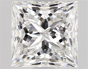 Picture of Natural Diamond 1.01 Carats, Princess with  Cut, F Color, VVS2 Clarity and Certified by GIA