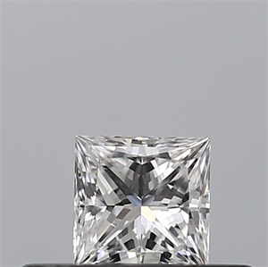 Picture of Natural Diamond 0.24 Carats, Princess with  Cut, D Color, VVS1 Clarity and Certified by GIA