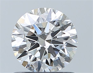 Foto Diamante Natural 0.80 quilates, Redondo , Color E, claridad VS1 y certificado GIA de