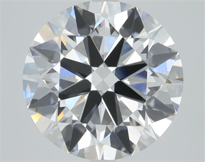 Picture of Lab Grown Diamond 1.03 Carats, Round with Ideal Cut, D Color, VVS2 Clarity and Certified by IGI