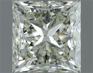 Foto Diamante Natural 1.01 quilates, Princesa , Color K, claridad VS2 y certificado IGI de