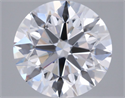 Lab Grown Diamond 3.50 Carats, Round with Very Good Cut, E Color, VVS1 Clarity and Certified by IGI