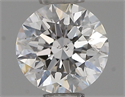 Natural Diamond 0.41 Carats, Round with Excellent Cut, D Color, SI2 Clarity and Certified by GIA