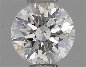 Picture of Natural Diamond 0.41 Carats, Round with Excellent Cut, D Color, SI2 Clarity and Certified by GIA