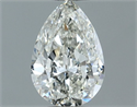 Natural Diamond 0.50 Carats, Pear with  Cut, I Color, SI1 Clarity and Certified by GIA