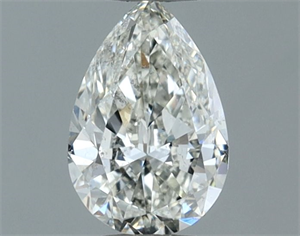 Picture of Natural Diamond 0.50 Carats, Pear with  Cut, I Color, SI1 Clarity and Certified by GIA