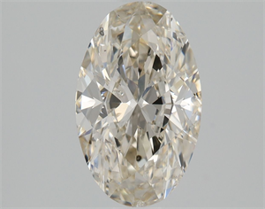 Picture of Natural Diamond 1.01 Carats, Oval with  Cut, L Color, SI2 Clarity and Certified by GIA
