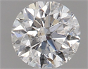 Natural Diamond 0.50 Carats, Round with Very Good Cut, G Color, SI2 Clarity and Certified by IGI