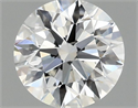 Lab Grown Diamond 1.03 Carats, Round with Excellent Cut, E Color, VVS2 Clarity and Certified by IGI