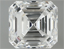 Natural Diamond 0.80 Carats, Asscher with  Cut, F Color, SI1 Clarity and Certified by GIA