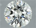 Natural Diamond 2.50 Carats, Round with Excellent Cut, H Color, VVS2 Clarity and Certified by GIA