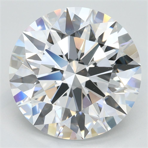 Picture of Lab Grown Diamond 4.43 Carats, Round with Excellent Cut, E Color, VVS1 Clarity and Certified by GIA