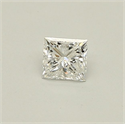 Natural Diamond 0.32 Carats, Princess with  Cut, F Color, SI1 Clarity and Certified by GIA