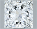Natural Diamond 1.01 Carats, Princess with  Cut, G Color, VS1 Clarity and Certified by GIA