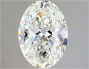 Diamante Natural 3.01 quilates, Ovalado , Color H, claridad VS2 y certificado GIA