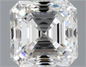 Diamante Natural 1.82 quilates, Asscher , Color G, claridad VVS2 y certificado GIA