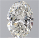 Natural Diamond 1.20 Carats, Oval with  Cut, H Color, VS2 Clarity and Certified by GIA