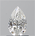 Natural Diamond 0.71 Carats, Pear with  Cut, G Color, VS1 Clarity and Certified by GIA
