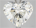 Natural Diamond 5.19 Carats, Heart with  Cut, H Color, VVS2 Clarity and Certified by HRD