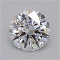 Natural Diamond 0.41 Carats, Round with Excellent Cut, F Color, VS1 Clarity and Certified by GIA