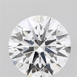 Picture of Lab Grown Diamond 2.66 Carats, Round with Ideal Cut, D Color, VVS1 Clarity and Certified by IGI