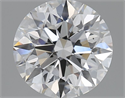 Natural Diamond 2.52 Carats, Round with Excellent Cut, D Color, SI1 Clarity and Certified by GIA